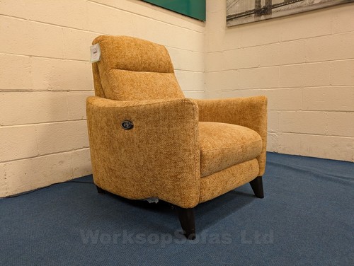 Petit power reclining yellow - reclining,