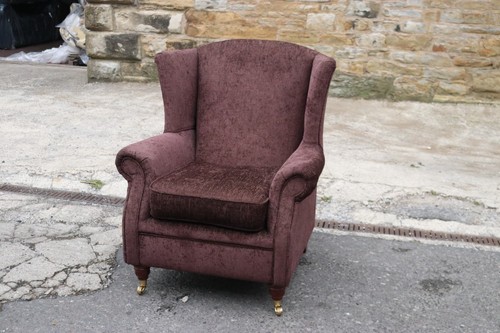 Accent high back chair fabric - chair,