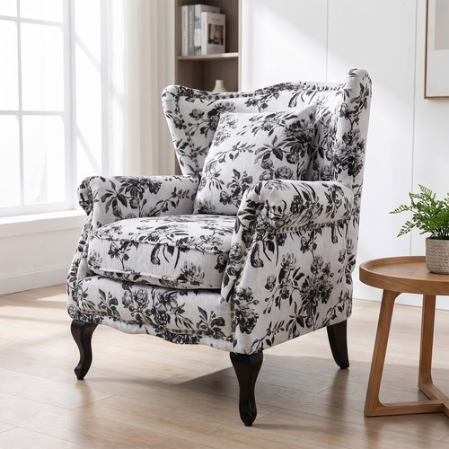 Vintage wingback armchair sofa - wingback,