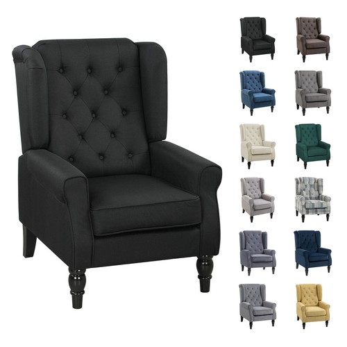 Wingback accent chair - accent, chair,