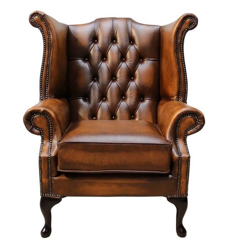 High back armchair wing - high,