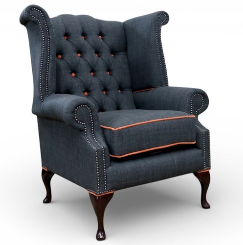 Armchair fabric high back - armchair,