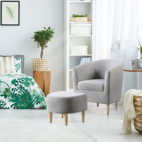 Fabric tub chair - fabric, sofa