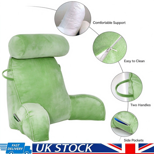 High back reading cushion bed - reading,