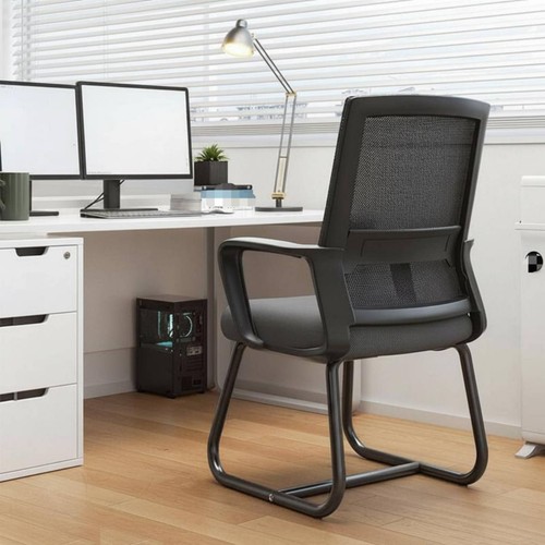 High back sled base chair - high-back,