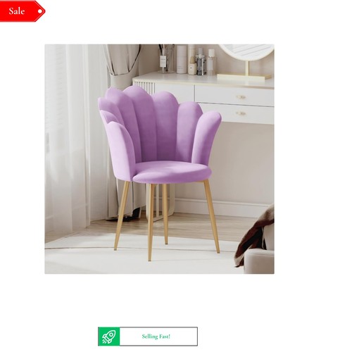 Velvet armchair shell accent - velvet,