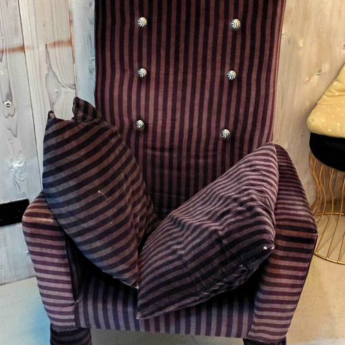 Upholstered high back accent - high,